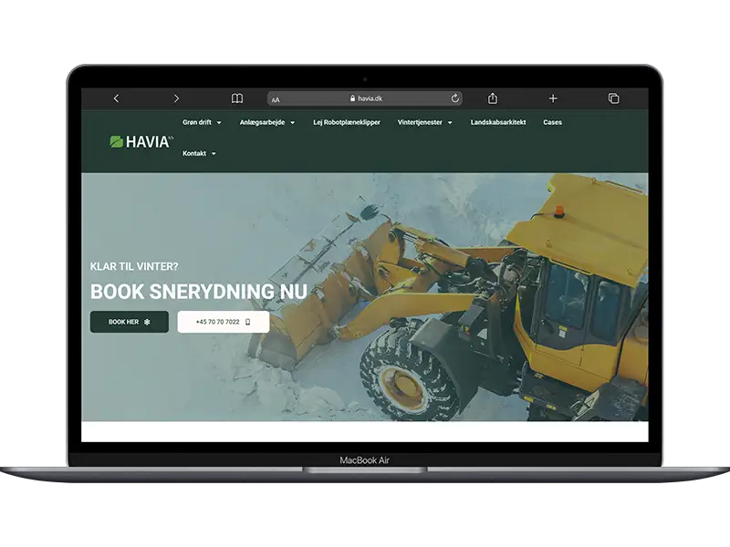 Webudvikling og SEO-case HAVIA Michael-Co,