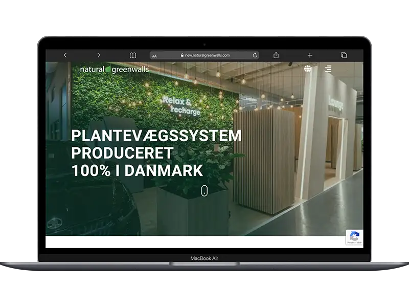 Ny hjemmeside-case Natural Greenwalls Michael-Co,