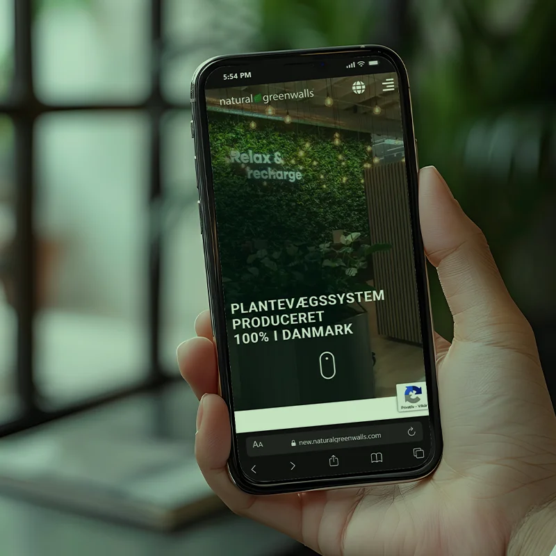 Mobilvenlig hjemmeside,